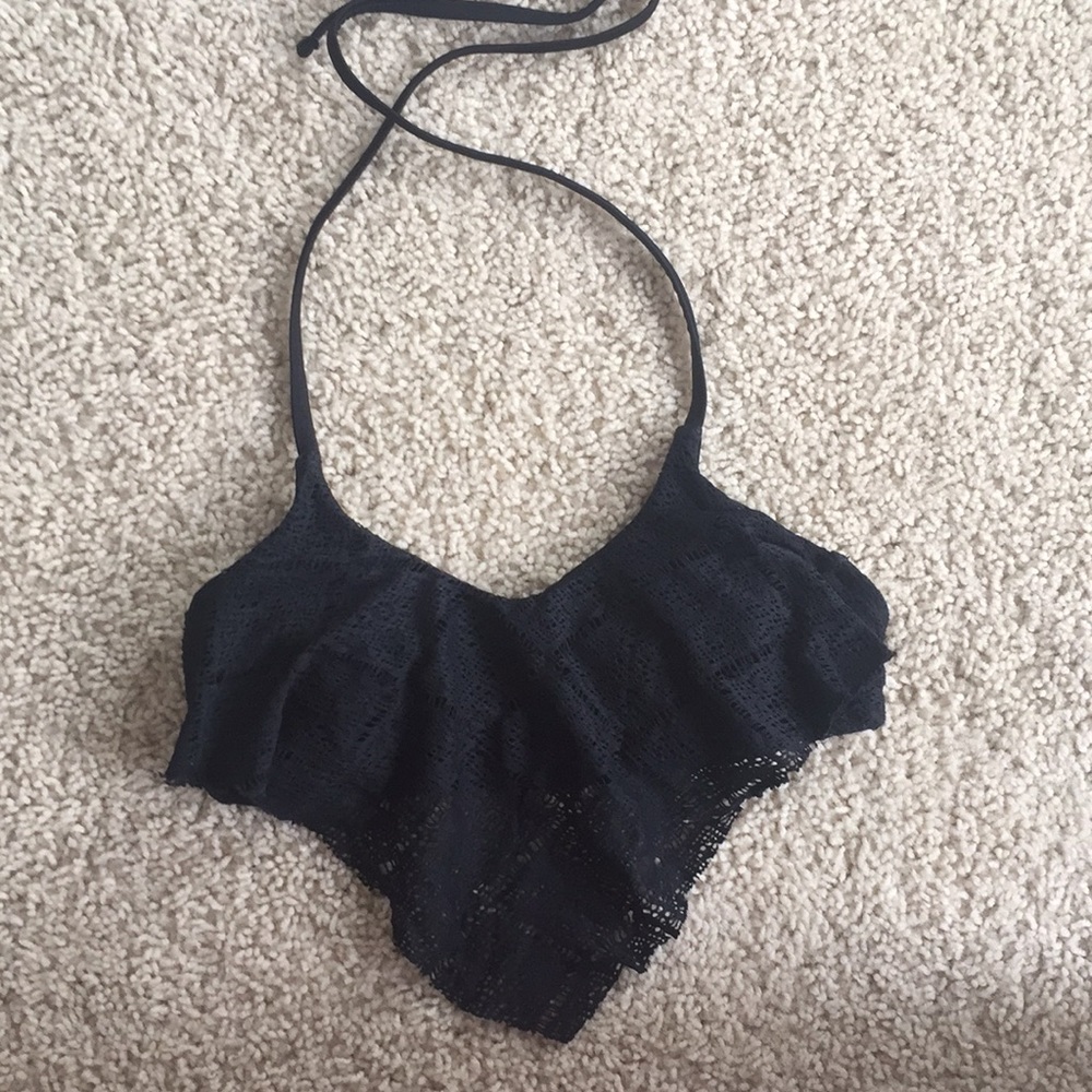 Black bikini top